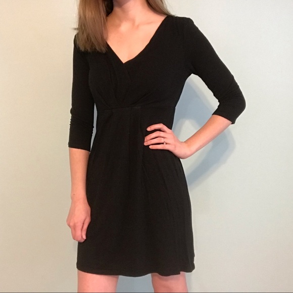 Old Navy Dresses & Skirts - Old Navy Black Knit 3/4 Sleeve Dress